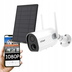 ieGeek Überwachungskamera Aussen WLAN Akku Solar Outdoor Alexa PIR Drahtlos CCTV