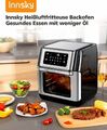 Innsky Heißluft Fritteuse Mini Backofen 10L Digital LED Obst Dehydrator Edelstah