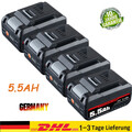 1~ 4x 18V 5,5Ah Ersatzakku Für Einhell Akku Power X-Change Lithium PXC LED New