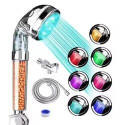 Led Handbrause Duschkopf Led Duschkopf mit Farbwechsel 7 Farben Druckerhöhung