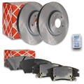 FEBI Bremsscheiben Ø298mm + Beläge vorne passend für Ssangyong Tivoli 1.6 Xdi