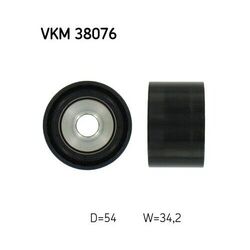 1x Umlenk-/Führungsrolle, Keilrippenriemen SKF VKM 38076 passend für