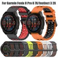 Quick Fit Silikon Armband Für Garmin Fenix E 8 7 7X 6 6X Pro 3HR 5 5X Ersatzband