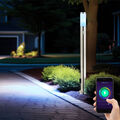 Außenstehlampe Wegeleuchte Gartenlampe Bewegungsmelder Steckendosen Smart LED