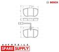 BREMSBELAGSATZ, SCHEIBENBREMSE FÜR LAND ROVER BOSCH 0 986 494 535