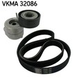 SKF Vkma32086 Keilrippenriemen Rippenriemen Satz für Fiat Alfa Qubo 2005 ->