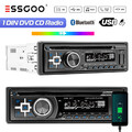 Single 1 DIN Autoradio Mit CD DVD MP3 Player Bluetooth Freisprech USB FM AUX-IN