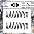 2x ORIGINAL® Sachs 993 854 Fahrwerksfeder Vorne passend für BMW 5 Touring 5