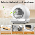 XXL Automatisch Selbstreinigende Katzenklo Toilette Katzentoilette App-Steuerung