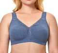 Lady Damen Soft-BH ungepolstert Full Cup Große Brüste Minimizer BH