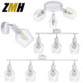 ZMH LED Spotleuchte schwenkbar Retro Schwarz  Deckenlampe Wandleuchte Spot Flur