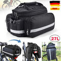 3 in 1 Gepäckträger Fahrradtasche Packtaschen Wasserdicht Satteltasche 27L