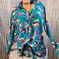 Aniston Damen Bluse Tunika Shirt türkis blau Gr. 36 bis 48 Damen (1 634) NEU