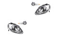 Scheinwerfer Set Halogen passend für VW Fox 5Z1 04/05-12/06 H4 + Nebel+Leuchtm.