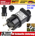 LED Lichterketten Netzteil Adapter Transformator Treiber IP44 31V Max 3.6 /6W DE