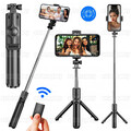 Smartphone Handy Selfie Stick Bluetooth Stativ Teleskop Stange mit Fernbedienung