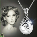 925 Silber Halskette Kette Anhänger Opal Ornament Katzenauge Collie Halskette