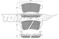 Bremsbelagsatz Scheibenbremse TOMEX Brakes TX 16-381 für FORD FOCUS 4 Turnier HP
