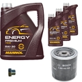 BOSCH Ölfilter 8 L MANNOL Energy Premium 5W-30 für Nissan Sunny II Hatchback