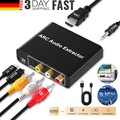 HDMI ARC Audio Extractor Konverter Adapter für optische Faser Koaxia TV Soundbar