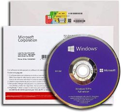 Microsoft Windows 10 Professional - 64Bit - PRO DVD - SB-OEM - Deutsch FQC-08922