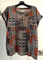 Emilia Lay Damen Viskose-Shirt bunt weich leicht fließend 48-50 XXXL Neu ! TOP !