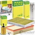 MANN FILTER INSPEKTIONSPAKET passend für VW T5 BUS MULTIVAN  KASTEN 1.9+2.5 TDI