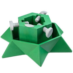 Weihnachtsbaumständer mit Wasserbehälter, Christbaumständer, Baumhöhe bis 2m