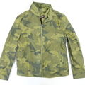 MICHAEL KORS Tarnfarbe Militär Grün S 2 IN One Weste Wind Regenjacke Herren Neu