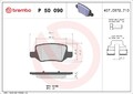 Brembo Bremsbelag Satz Bremsscheibe Scheibenbremse für Mercedes W169 W245