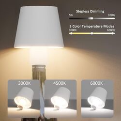 5200mAh LED Flaschenaufsatz USB TischLampe Flaschen-Leuchte Deko-Licht Dimmbar