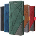 Flip Case Für Samsung Galaxy S24 A12 Handy Hülle Leder Handy Schutz Tasche Cover