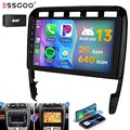 9" DAB+ Für Porsche Cayenne 1 9PA 2002-10 2+64G Autoradio CarPlay Android 13 GPS