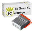 5 ink cartridges CLI-551 XL grey CANON PIXMA MG6450 MG5450 MG6350 MX725 MX925