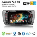 64GB Android 14 DAB+ Autoradio CarPlay WiFi OBD2 8-Kern GPS Navi Für SEAT IBIZA