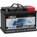 AGM Batterie 12V 100Ah Solarbatterie Wohnmobil Batterie Boot Versorgung Akku