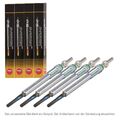 4x NGK 5968 Y-547AS D-POWER 47 Glühkerze für BMW E81 E87 E46 E90 E60 X3 M47 N47