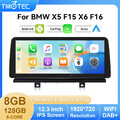 12.3" 8-Kern Android 14.0 Autoradio GPS DAB+CarPlay DSP 128GB Für BMW X5 F15 NBT