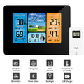 Digital Funkuhr Wetterstation Funkwecker Thermometer Hygrometer mit Außensensor