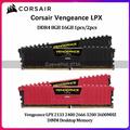 CORSAIR VENGEANCE LPX DDR4 8GB 16G 2133 2400 2666 3200 3600 Desktop Speicher Lot