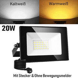 LED Fluter Baustrahler Strahler Scheinwerfer Flutlicht Mit/Nein Stativ 10W-100W