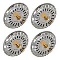 4er Pack 78 mm Edelstahl Spüle Filter Sieb Stopfen Abfallstopfen Was