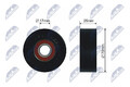 NTY RNK-CH-010A Spannrolle, Keilrippenriemen für CHRYSLER,DODGE,JEEP