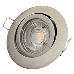LED Deckeneinbauleuchten / Spots / Dimmbar / 7Watt / Bajoring / Alu / 220V/ IP20