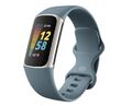 *Aussteller* Fitbit Charge 5 Steel Fitnesstracker Sportuhr für Android/ iOS blau