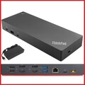 Lenovo 40AF Dockingstation - 4K ThinkPad Hybrid USB-C & USB-A inkl. Netzteil & Kabel