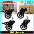 4er Set Möbelrollen Transportrollen Lenkrollen m/o Bremse Schwerlastrollen 40 mm