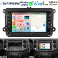 8Core 4+64GB Android13 Autoradio GPS Navi CarPlay DSP für VW Tiguan 5N Golf Plus