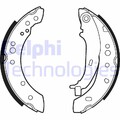 DELPHI BREMSBACKEN SATZ HINTERACHSE PASSEND FÜR MITSUBISHI COLT SMART FORFOUR