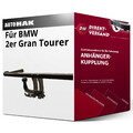 Für BMW 2er Gran Tourer Typ F46 (Auto Hak) Anhängerkupplung horizontal abnehmbar